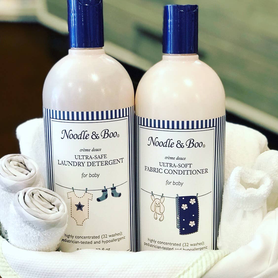 Ultra-Soft Baby Fabric Conditioner, Crème Douce, 32 oz