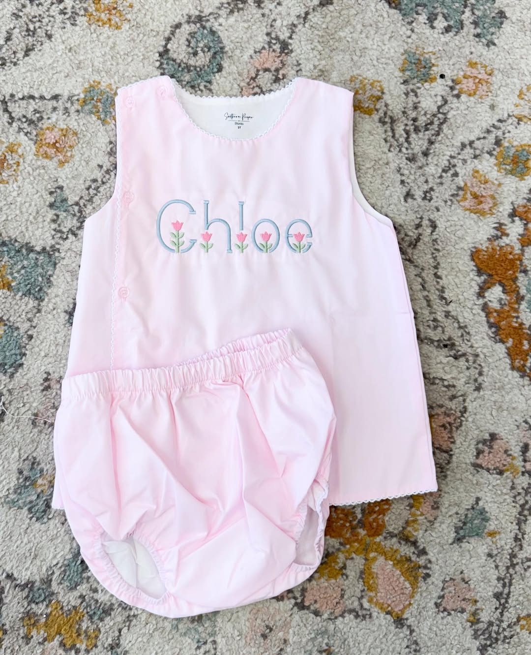 Pink Diaper Set