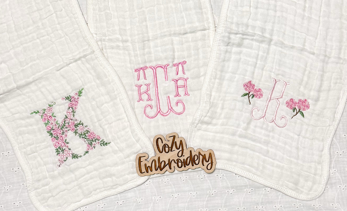 Muslin Burp Cloth Bundle (Set of 3)