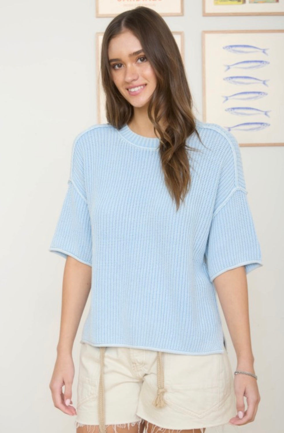 Raw Edge Sweater