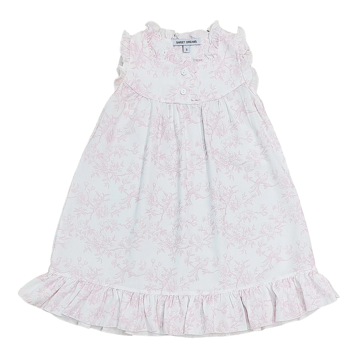 Victoria Pink Toile Gown