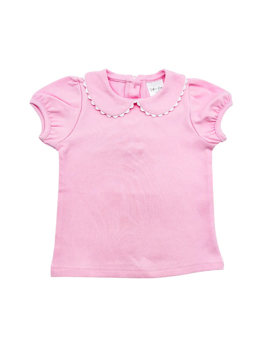 Scalloped Collard Short Sleeve