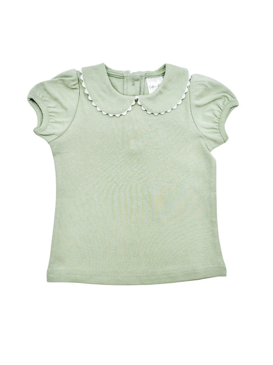 Scalloped Collard Short Sleeve