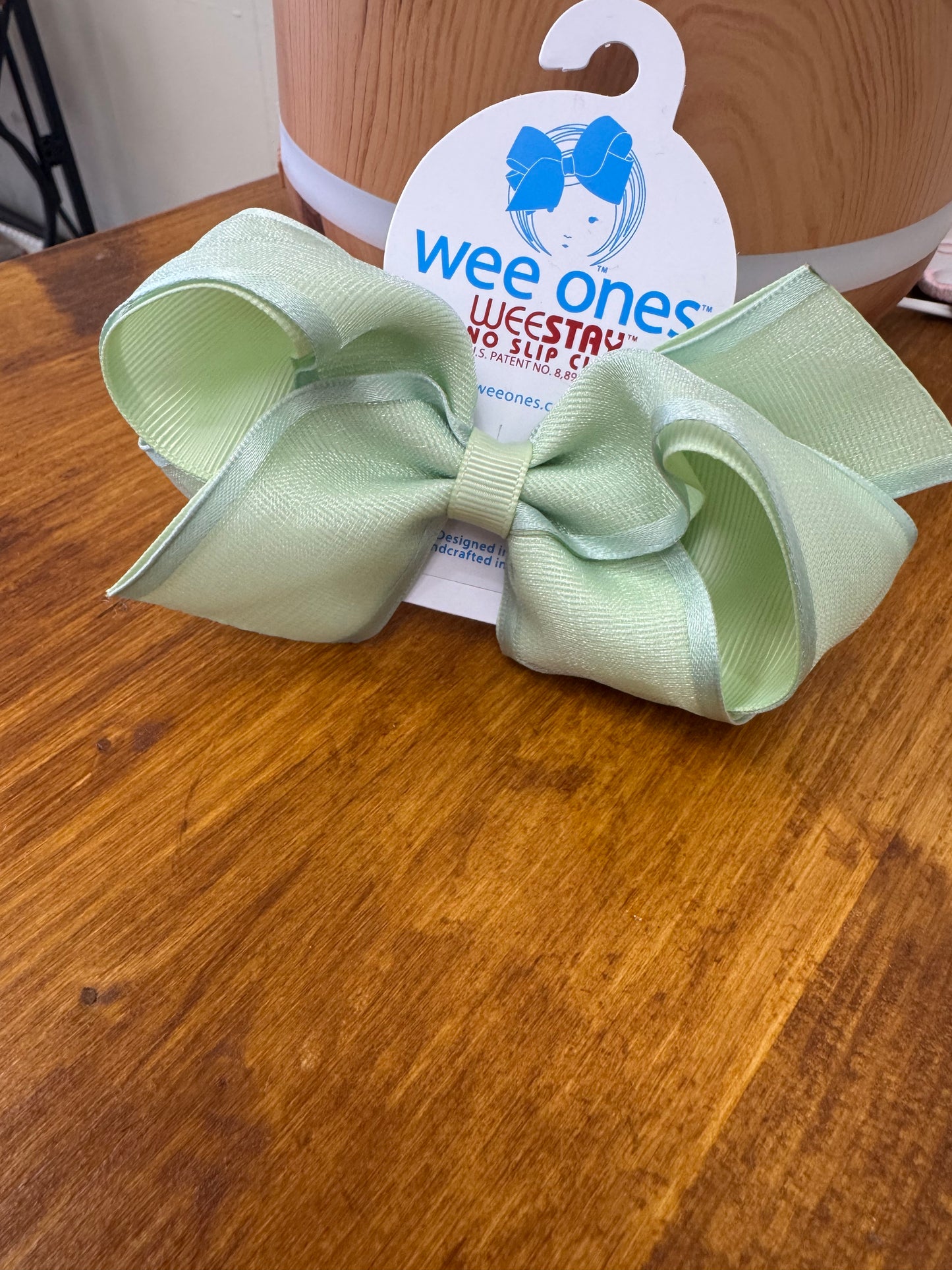 Medium Classic Organza Overlay Girls Double Hair Bow