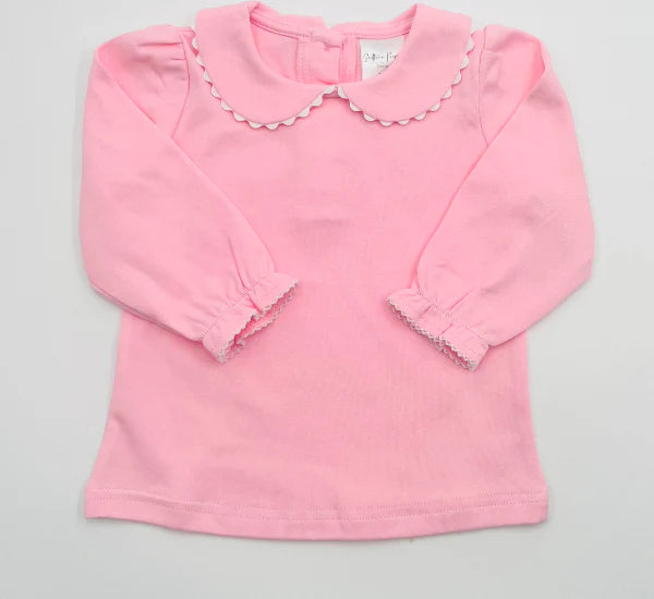 Scalloped Collard Long Sleeve