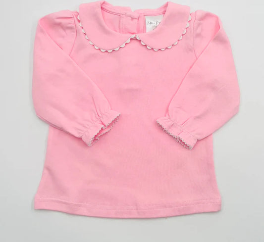 Scalloped Collard Long Sleeve