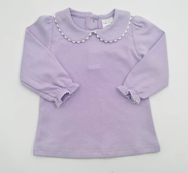 Scalloped Collard Long Sleeve