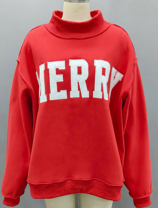 MERRY Mockneck Sweatshirt (PRE-ORDER SHIPS NOVEMBER)