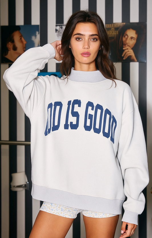 JESUS + GOD IS GOOD Reversible Mockneck (PRE-ORDER SHIPS NOVEMBER)