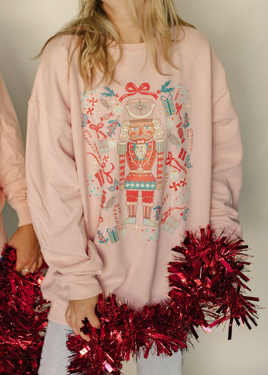 Whimsical Nutcracker - Christmas Graphic Sweatshirt