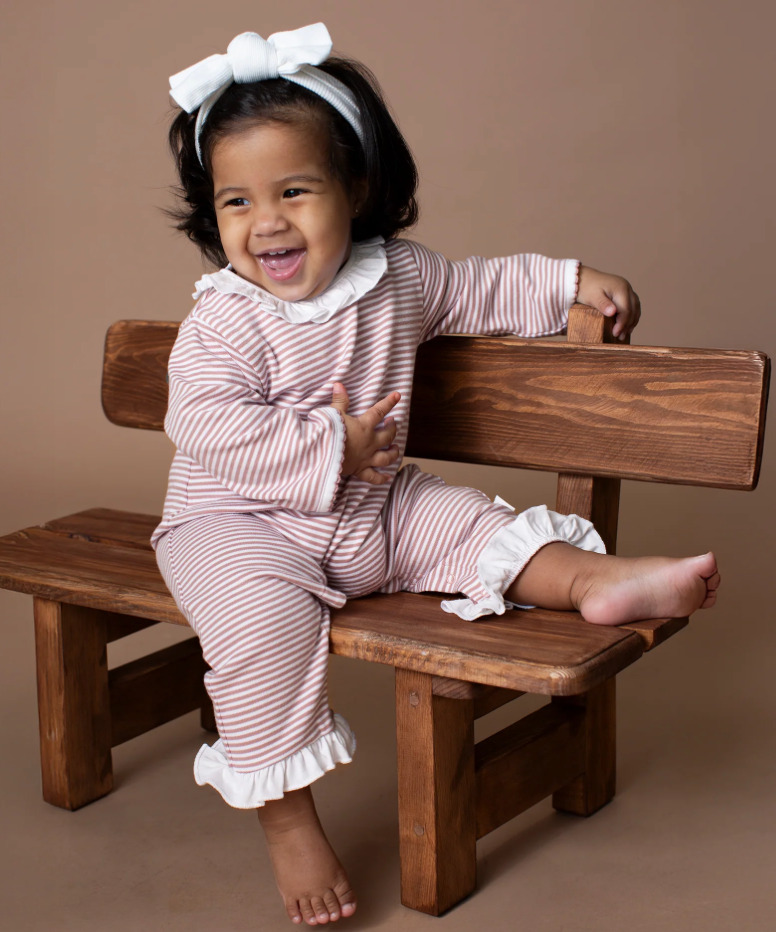 Paty Girls Ruffled Romper