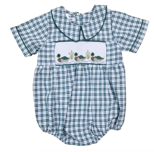 Mallard Smocked Boy Bubble