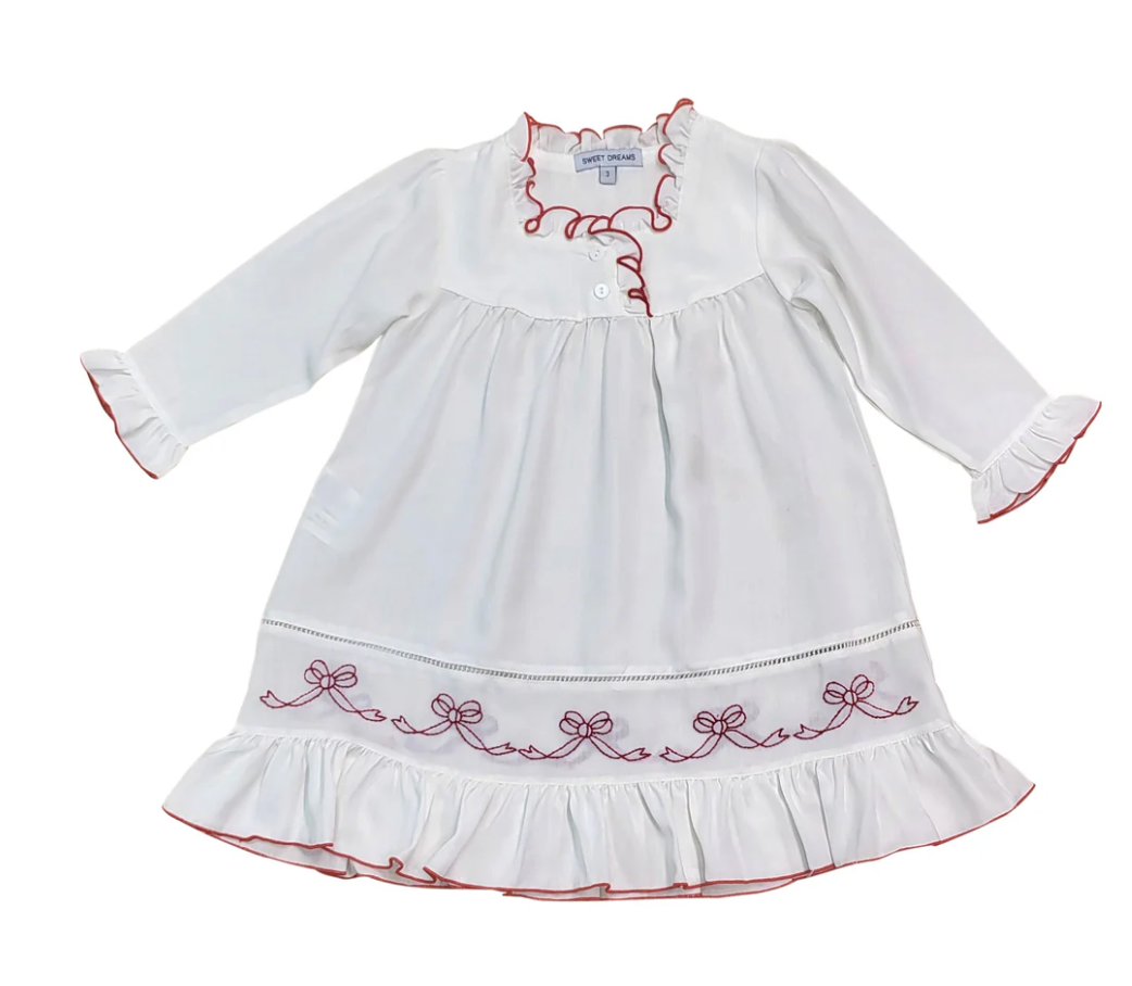Embroidered Girls Gown