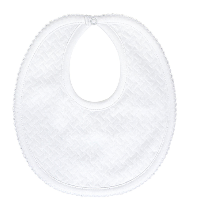 Basket Weave Baby Bib