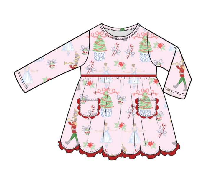 Nutcracker Girl's Dress