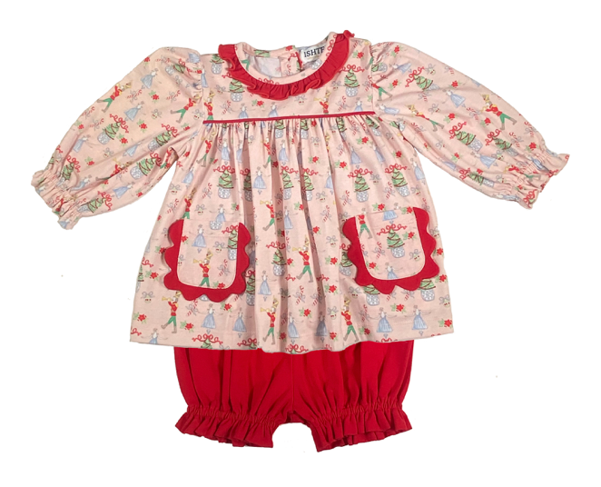 Nutcracker Girl's Bloomers Set