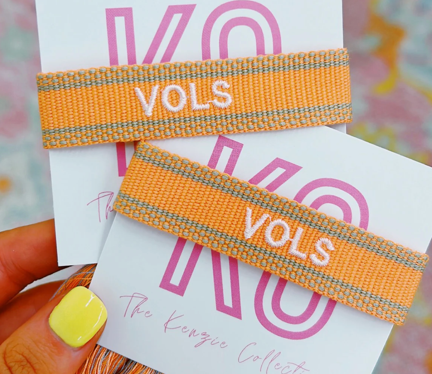VOLS Embroidered Tassel Bracelet