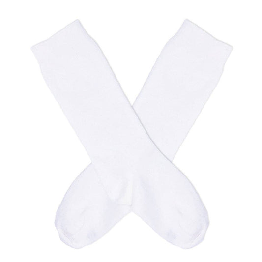 White Knee Socks
