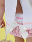 Baby Girls Pink Bunny Ears Seersucker Swing Top and Bloomer Set