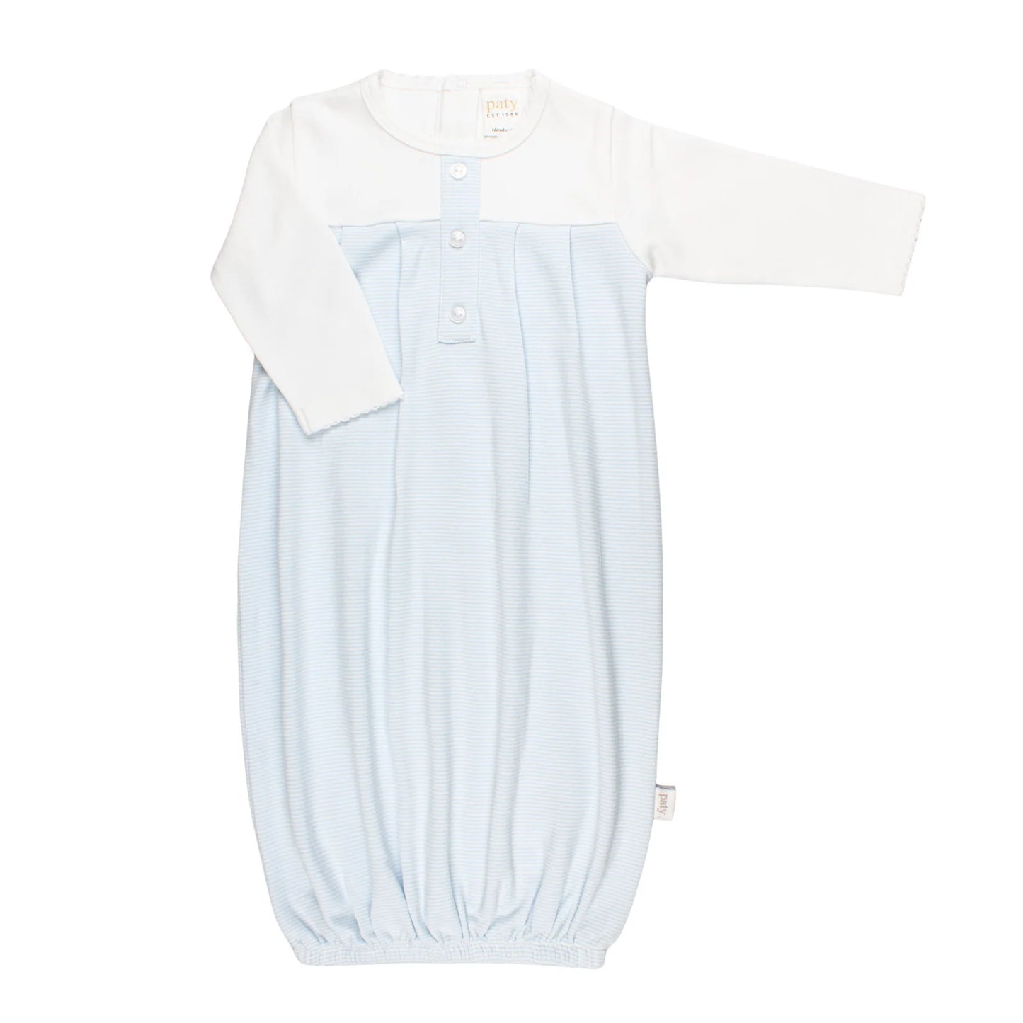 Sweet Striped Pima Gown