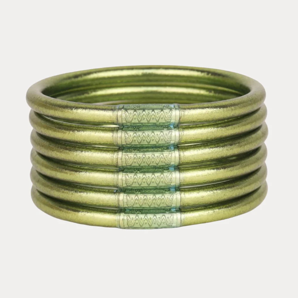 BUDHAGIRL - All Weather Bangles - Limon (Set of 6)