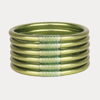 BUDHAGIRL - All Weather Bangles - Limon (Set of 6)