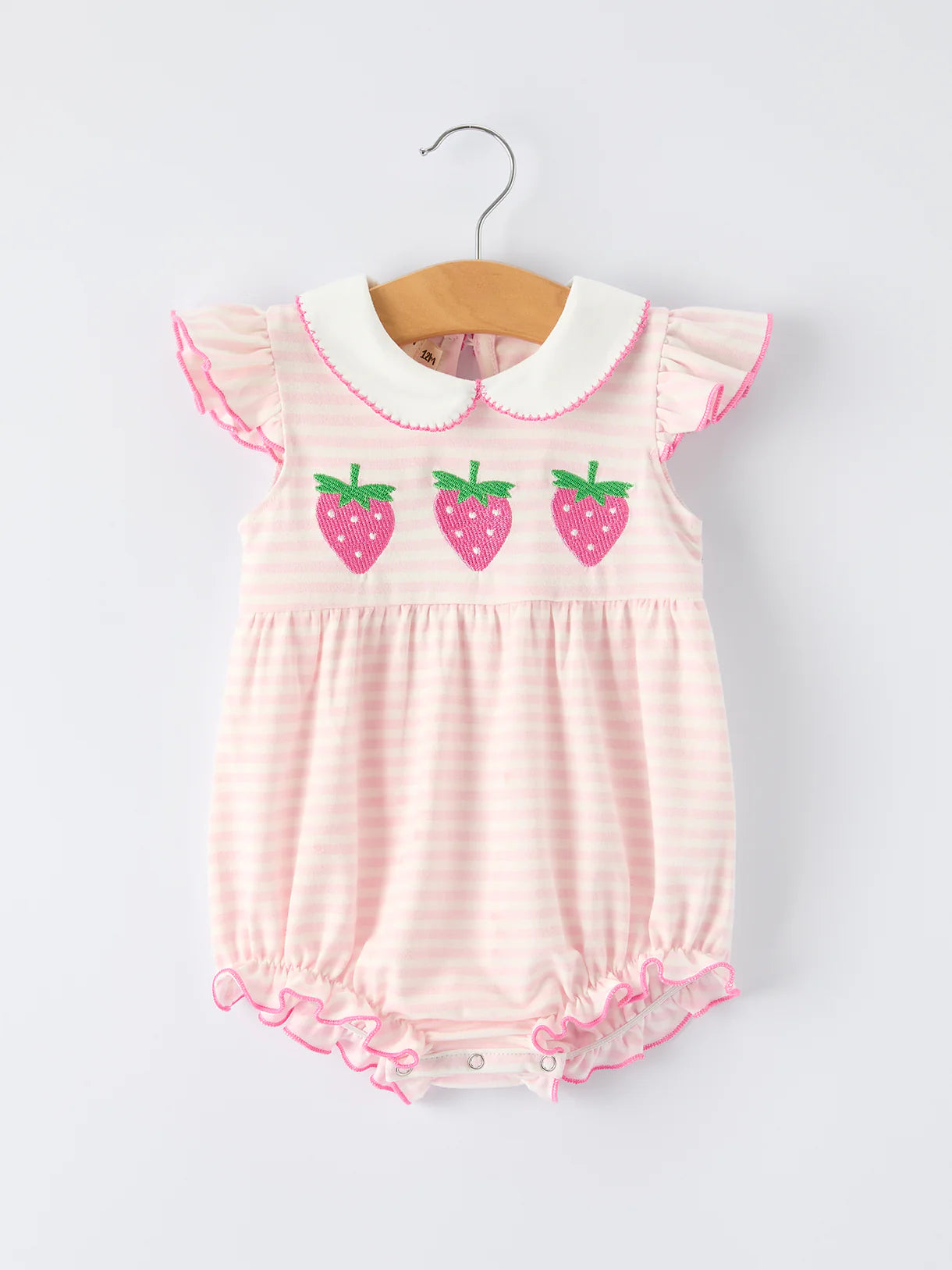 Embroidered Strawberry Bubble