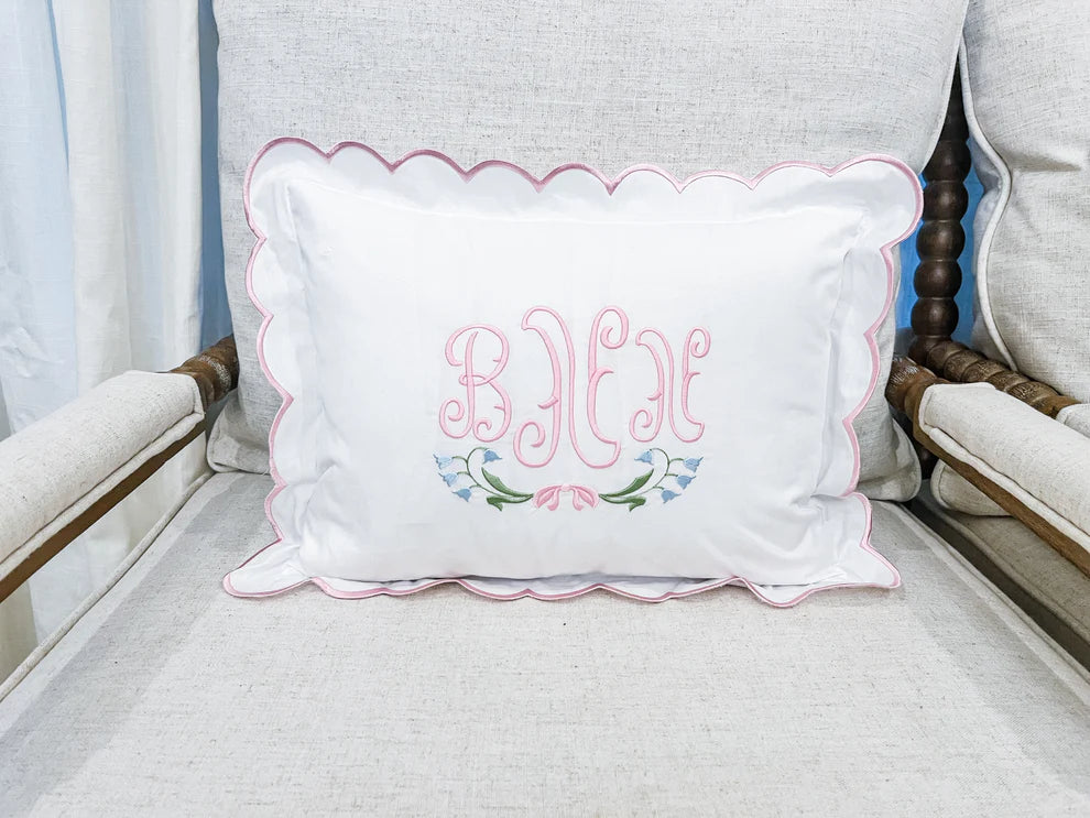 Scallop Edge Pillow Case