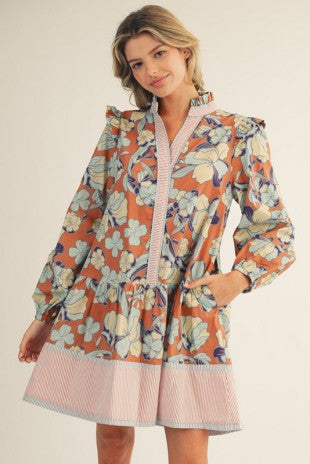Floral Ruffle Dress