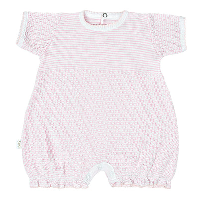 Paty Solid Color Ruffle Hem Bubble