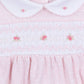 Mia's Classics Smocked Long Sleeve Bubble - Pink