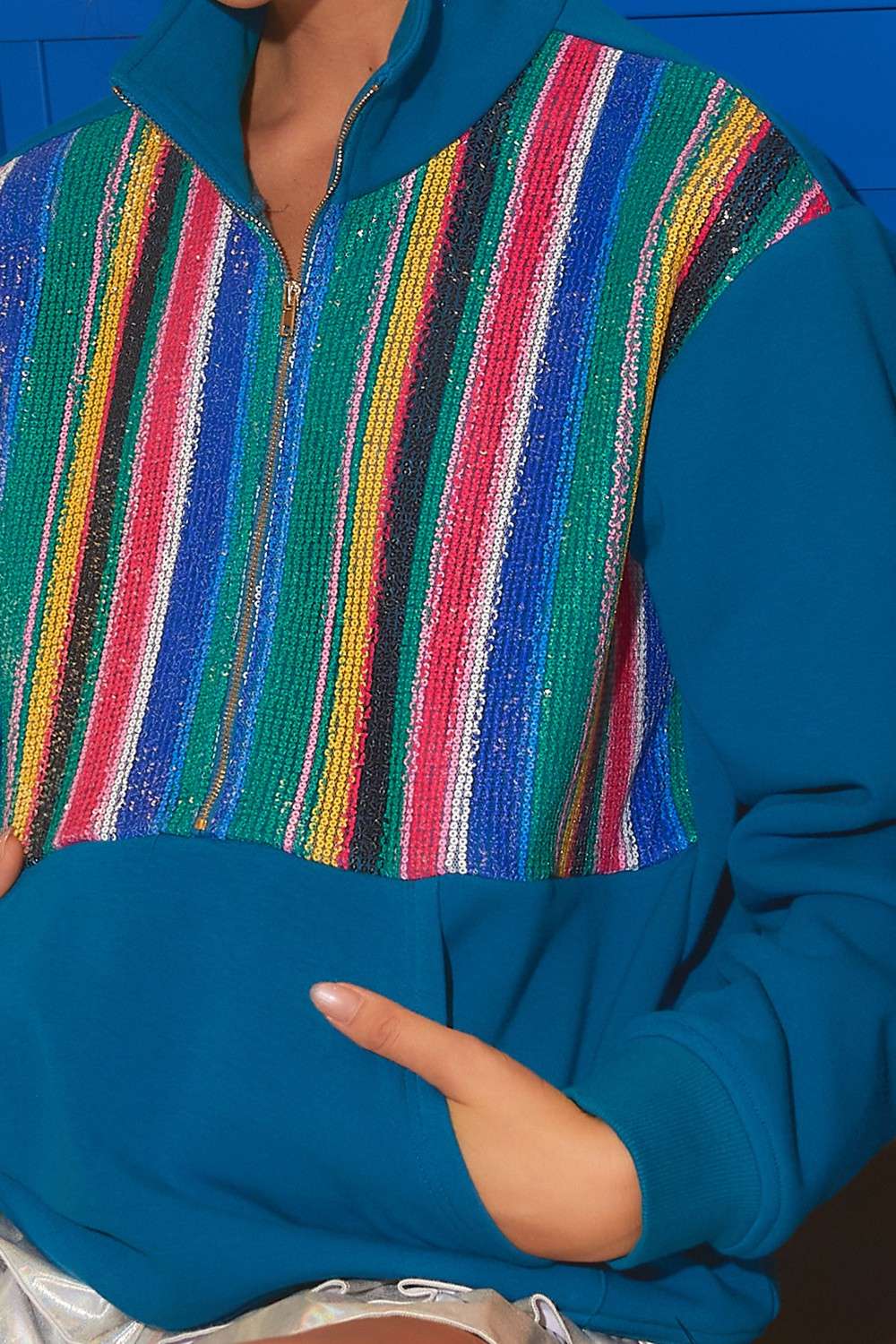 Sequin Oversize Sweater