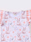 Peach Bunnyhop Baby Romper Easter