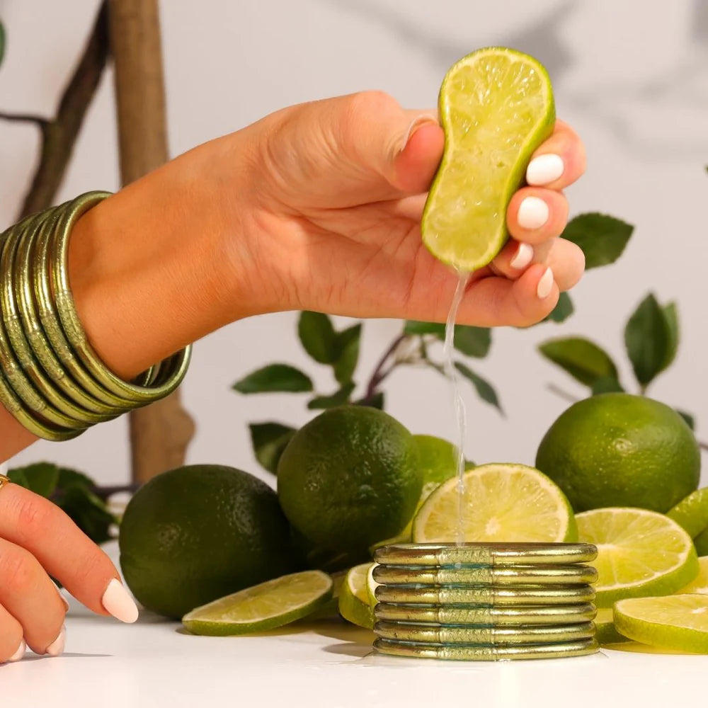 BUDHAGIRL - All Weather Bangles - Limon (Set of 6)