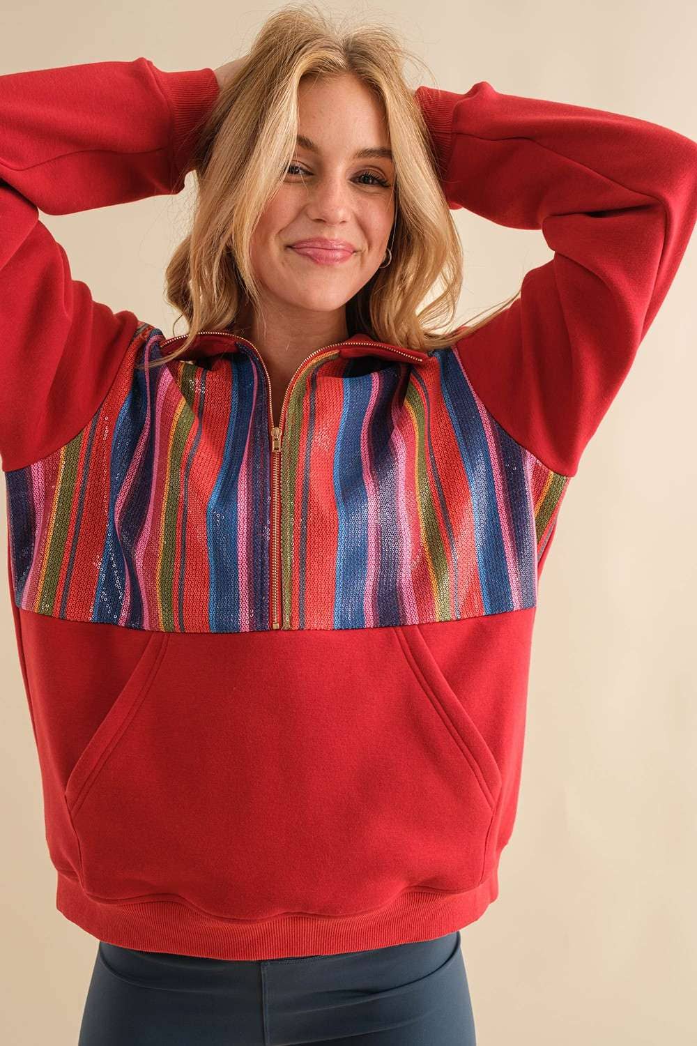 Sequin Oversize Sweater