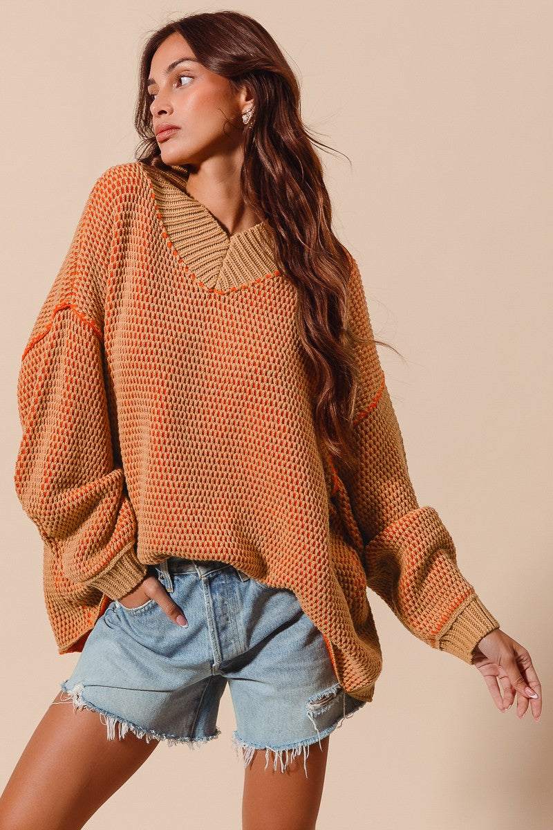 Two-Tone Sweater