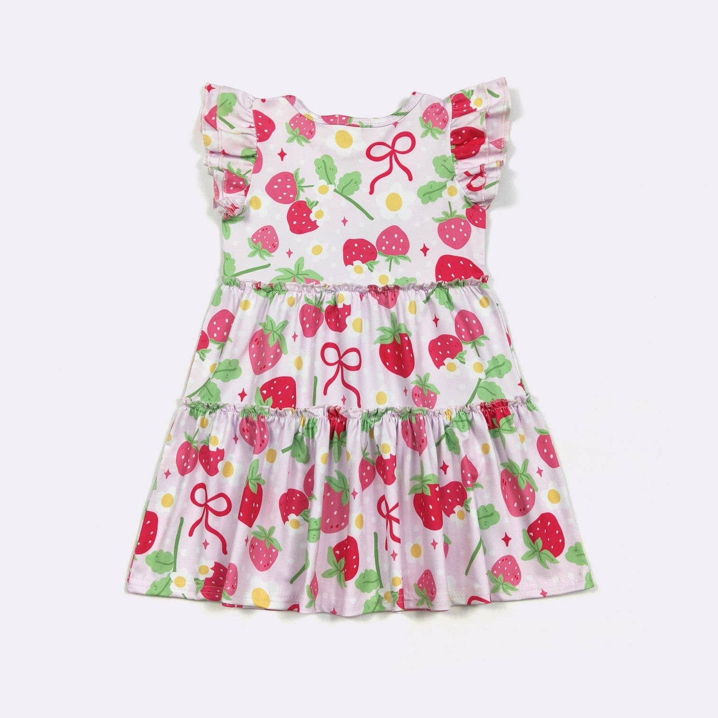 Coquette Strawberry Girls Dress