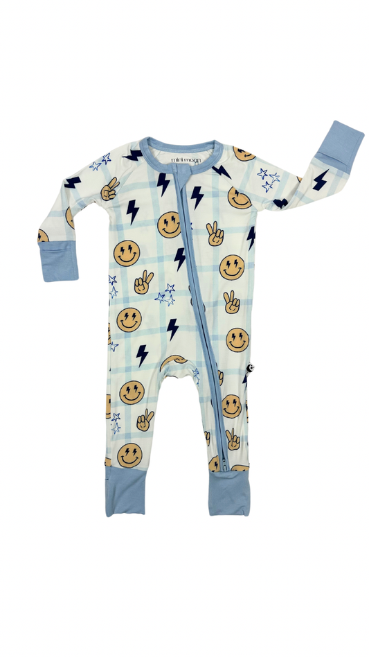 Little Legend - Zipper Footie Pajamas