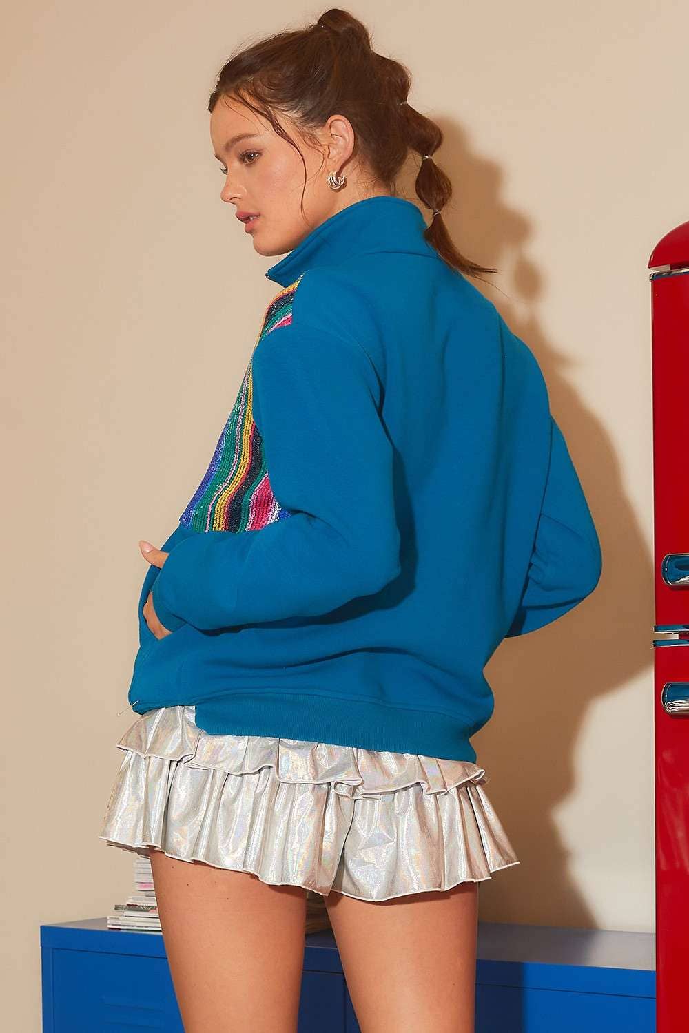 Sequin Oversize Sweater