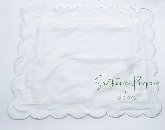 Scallop Edge Pillow Case