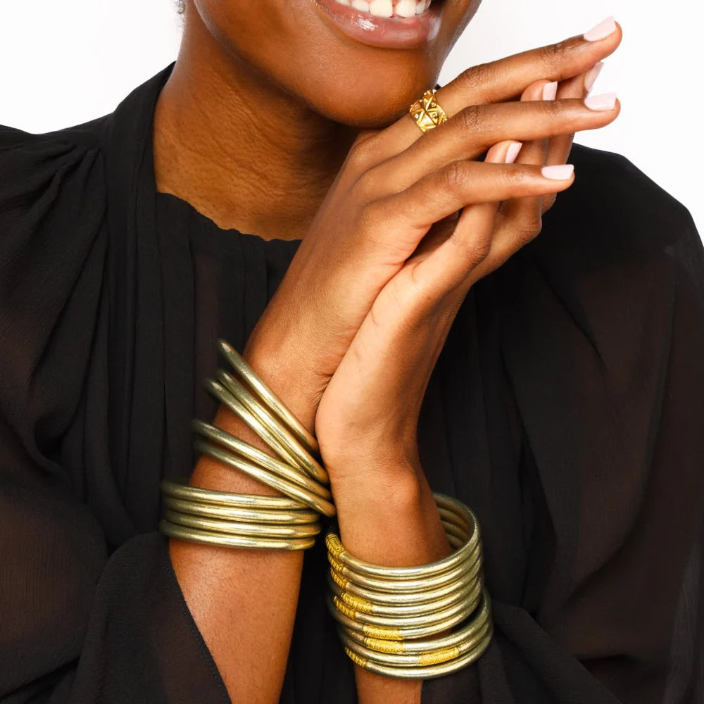 BUDHAGIRL - All Weather Bangles - Etoile (Set of 6)