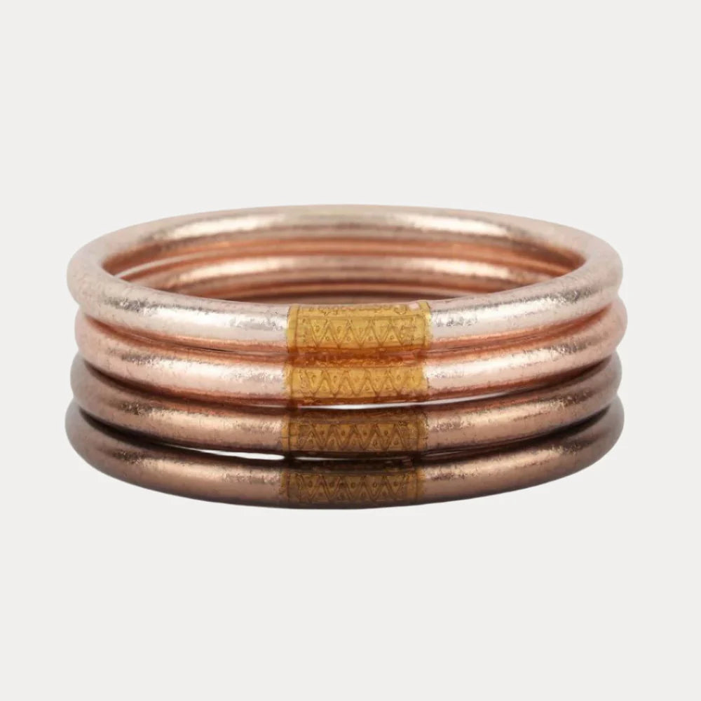 BUDHAGIRL - All Weather Bangles - Fawn (Set of 4)