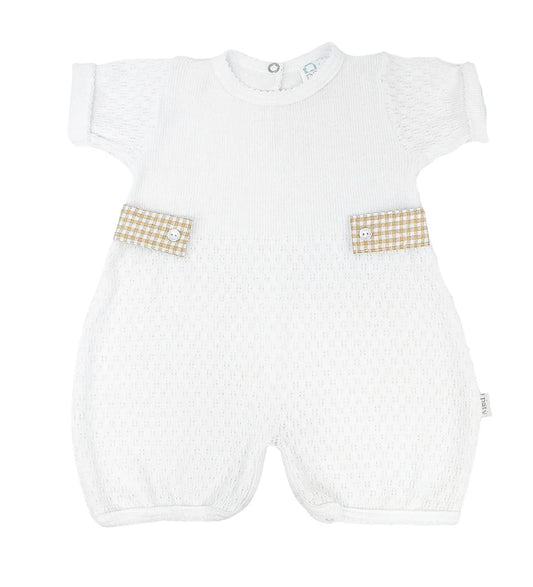 Paty Knit Bubble, Gingham Tabs