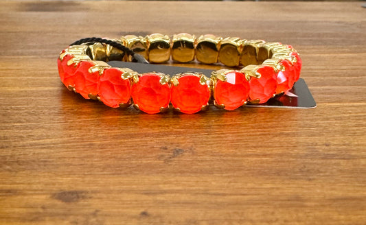 TOVA Oakland Stretch Bracelet in Electric Red