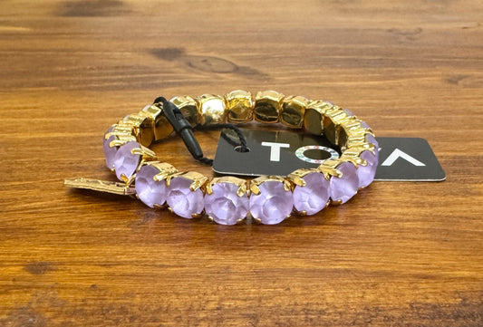 TOVA Oakland Stretch Bracelet in Violet Matt