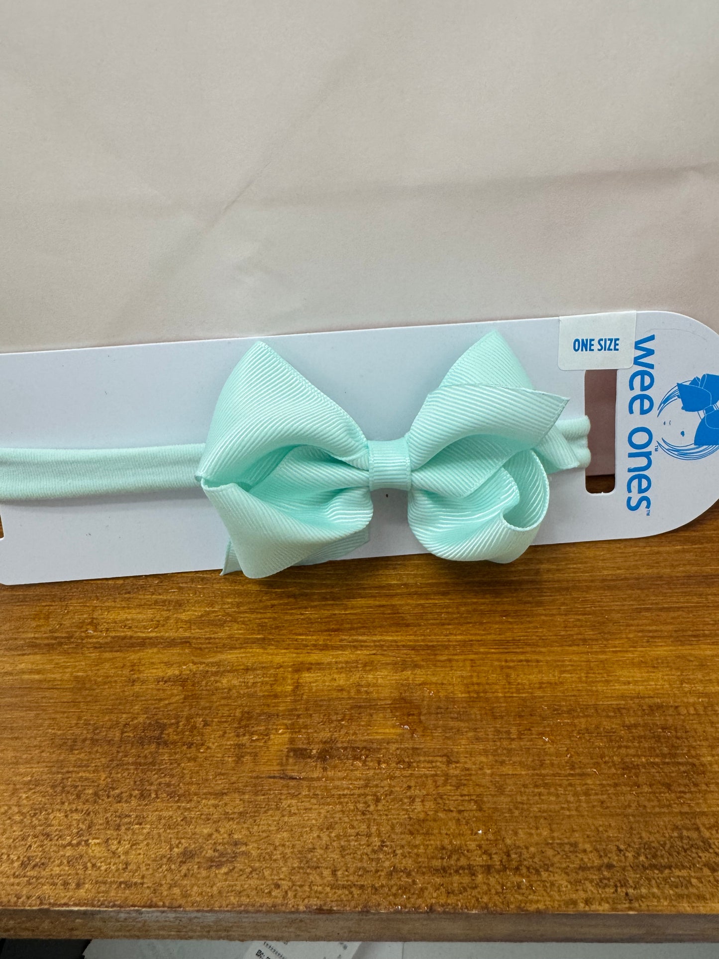 Extra Small Grosgrain Bow on Matching Skinny Nylon Band