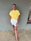 Elastic White Short