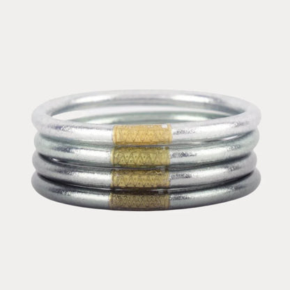 BUDHAGIRL - All Weather Bangles - Moon (Set of 4)
