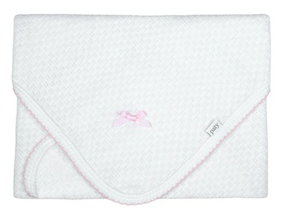 Paty Knit Receiving/Swaddle Blanket
