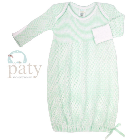 Overlap Shoulder Gown W/Bow